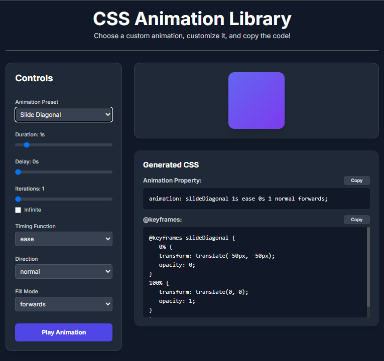 css-animation-library